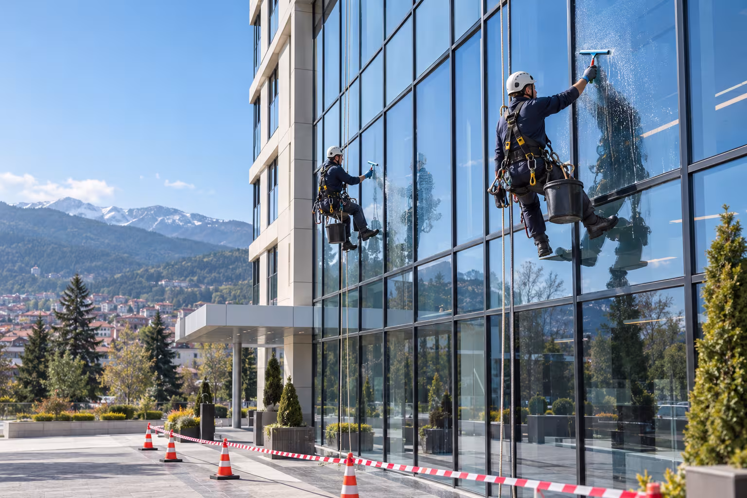 Bolu dış cephe cam temizliği
